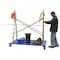 Vestil A-Frame Cart, Storage Rack, 36W x 72L AFSR-3672 - alternate 4